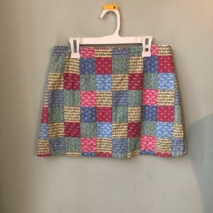 Vineyard Vines Girls Patchwork Skirt